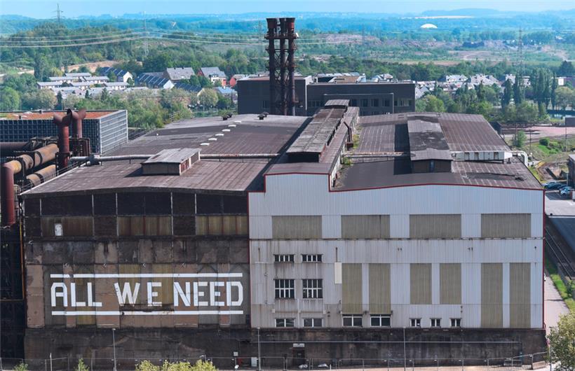 Die Gebläsehalle besticht durch ihre Größe
