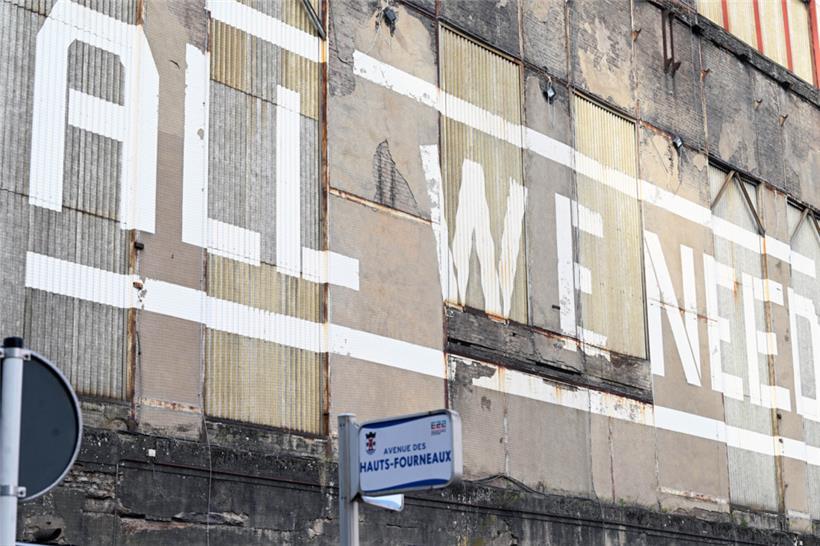 Die Gebläsehalle ist sowohl national als auch regional durch die Stadt Esch geschützt 
