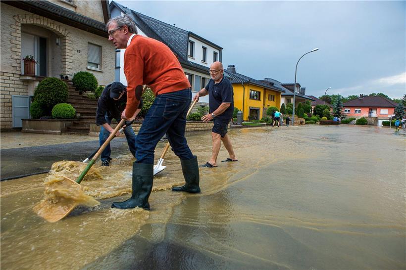 Die Gemeinde Rosport/Mompach lobt die Solidarität ihrer Bürger beim Kampf gegen die durch das Wasser verursachten Schäden
