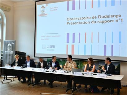 Gemeindevertreter und Liser-Forscher bei Pressekonferenz am Dienstag, Austausch zu regionalen Forschungsergebnissen