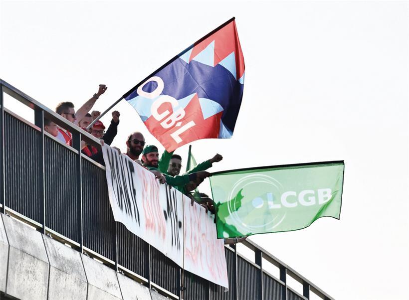 Die Gewerkschaften OGBL und LCGB rufen am Black Friday zu einem Protest für faire Arbeitsbedingungen bei Inditex Luxembourg auf
