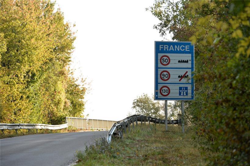 Die Grenze zu Frankreich
