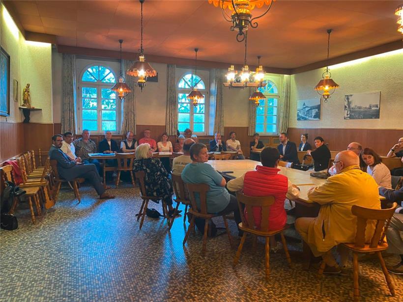 Die Gründungversammlung des Interessenvereins
