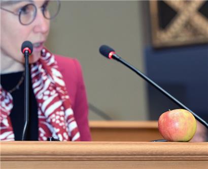 Die Grünen-Abgeordnete Sam Tanson kam bestens vorbereitet in die Budgetdebatte
