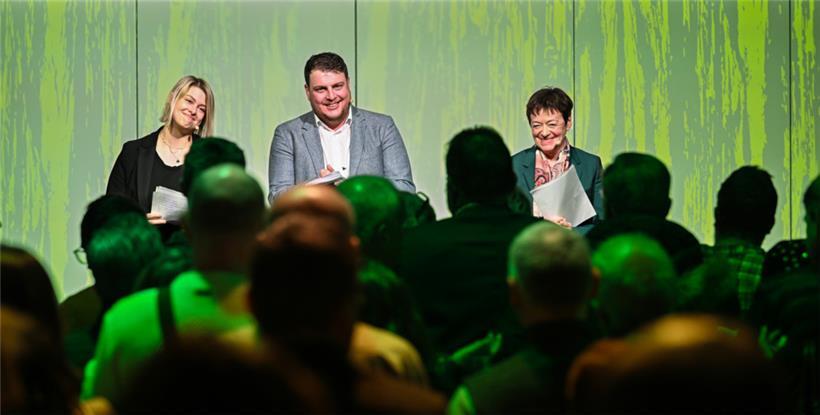 Die Grünen-Parteileitung war darauf bedacht, den Zusammenhalt und die gelebte Solidarität im vergangenen Jahr hervorzuheben
