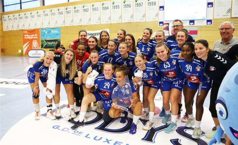 Die Handballerinnen des HBD sicherten sich den ersten Titel der Saison
