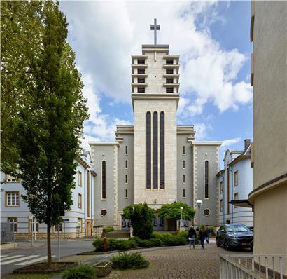 Die Herz-Jesu-Kirche oder „Grenzer Kierch“ heute
