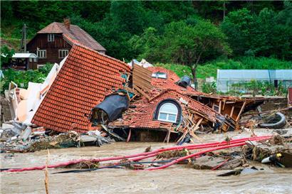Die Höhe der Schäden durch die Unwetterkatastrophe in Slowenien ist noch immer nicht abzusehen
