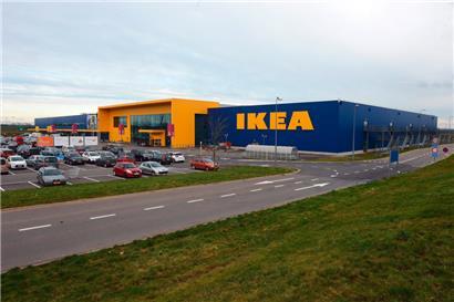 Die IKEA-Filiale in Arlon – einer der potenziellen Schlafplätze der Gewinner
