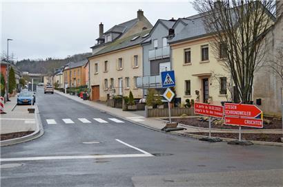 Die Instandsetzung der rue de Stegen soll in den kommenden Monaten fertiggestellt werden
