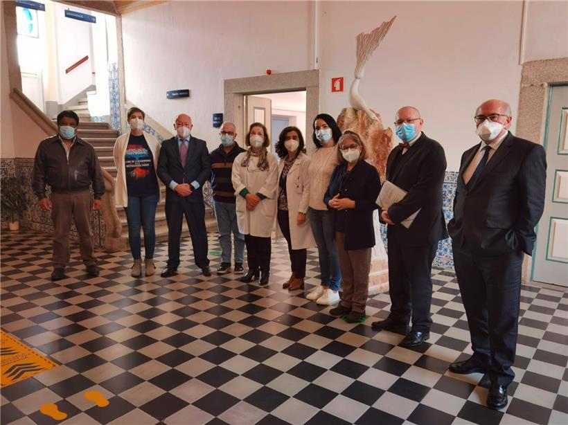 Die Intensivkrankenschwester und der Arzt aus Luxemburg sind in Evora angekommen  
