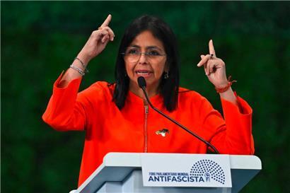 Die Interimspräsidentin Venezuelas, Delcy Rodriguez, erhielt bereits Drohungen aus Washington
