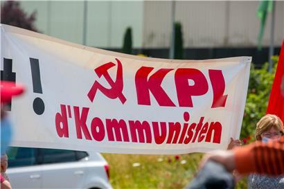 Die KPL wird an der Demonstration der Gewerkschaft OGBL in Esch am 1. Mai teilnehmen
