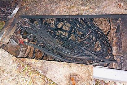 Die Kabel leiten normalerweise die Signale an die Stellwerke weiter
