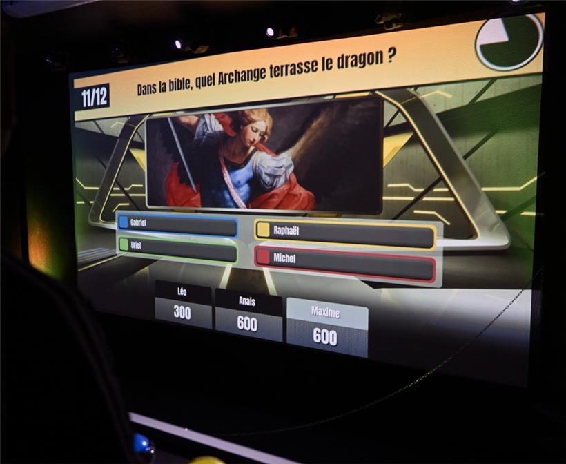 Die Kandidaten haben vier mögliche Antworten zu Auswahl
