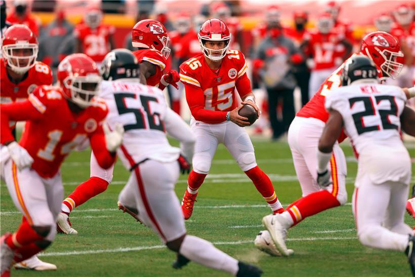 Die Kansas City Chiefs gehen mit Quarterback Patrick Mahomes als Topfavorit in den Kampf um den 55. Super Bowl
