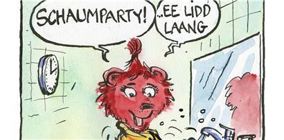 Die Karikatur von Carlo Schneider
