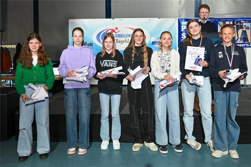 Die Kategorie der U14-Mädchen, Jahrgang 2012, gewann Maxine Libens-Thein (Fola) ...