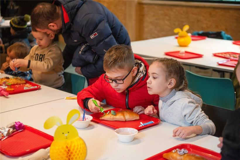 Die Kinder durften auch selber kreativ werden