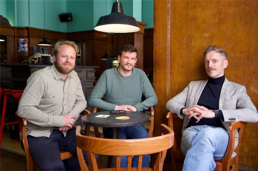 Die Köpfe hinter dem Light Leaks Festival: Marc Erpelding, Paul Bintner und Dirk Mevis (v.l.n.r.)
