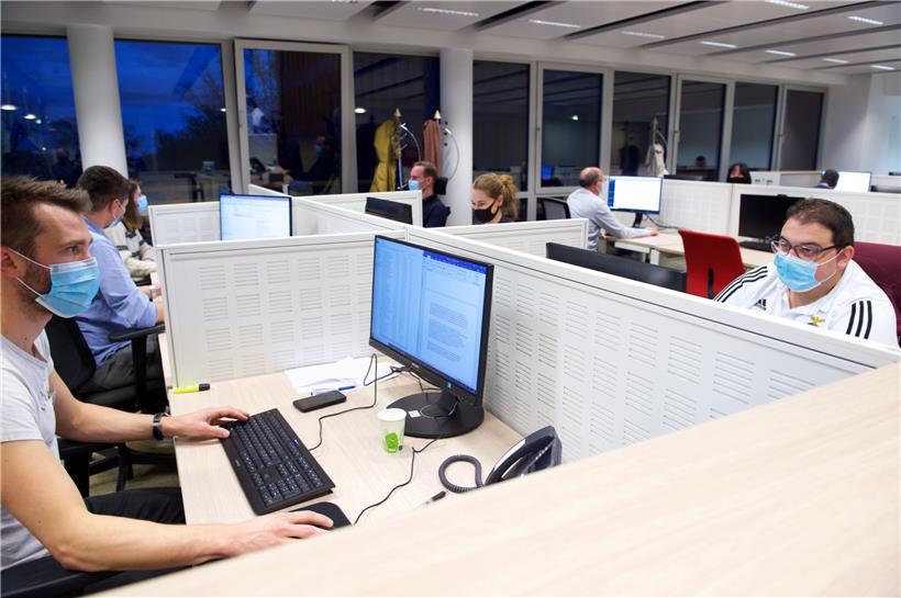Die Kontakte-Nachverfolger (hier ein Bild vom November 2020) können offenbar derzeit viele Infektionsketten frühzeitig unterbrechen
