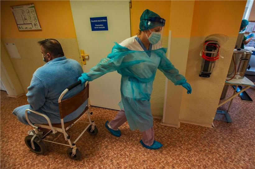 Die Krankenhäuser in Tschechien sind an ihren Kapazitätsgrenzen angekommen
