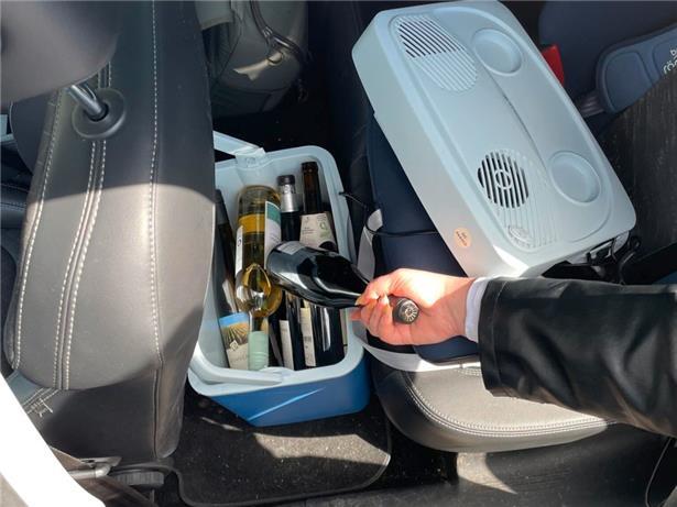 Die Kühlbox füllte sich schneller als gedacht
