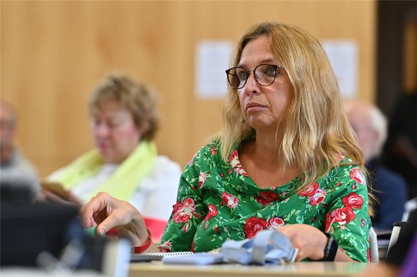 Die LInken-Abgeordnete Myriam Cecchetti.
