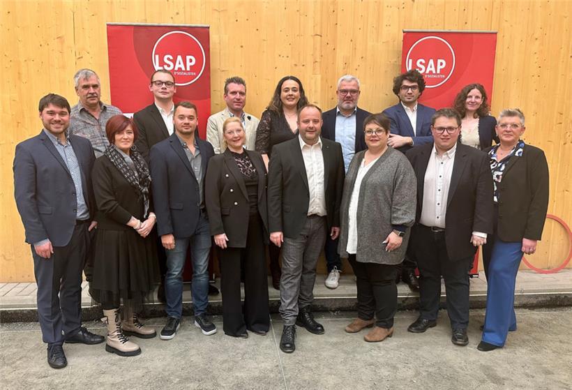 Die LSAP-Kandidaten für die Gemeindewahlen
