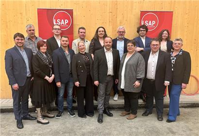 Die LSAP-Kandidaten für die Gemeindewahlen

