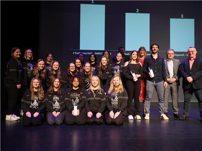 Laureaten 2024 Mariya Klein-Shkolna, Flavio Giannotte und Sweet Devils feiern Titelverteidigung beim Wettbewerb