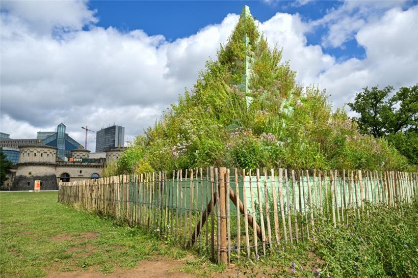 Die „Living Pyramid“ von Agnes Denes erzählt die Geschichte des Lebens
