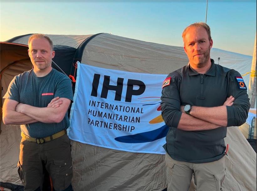 Die Luxemburger Feuerwehr ist Teil der internationalen humanitären Partnerschaftsplattform (IHP) und hat in diesem Rahmen unter anderem die Freiwilligen Alain Lang (l.) und Joé Beckius in die Türkei geschickt
