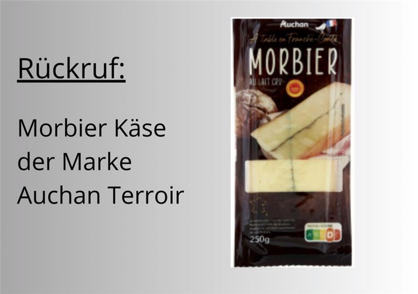Die Luxemburger Veterinär- und Lebensmittelverwaltung (ALVA) rüft den Käse „Morbier“ aufgrund möglicher E.coli-Bakterien zurück
