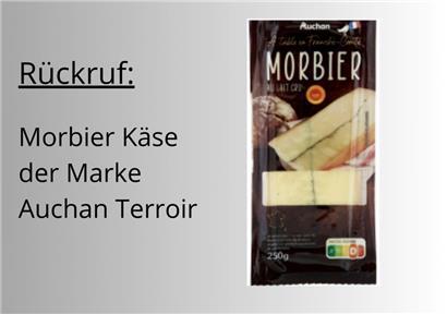 Die Luxemburger Veterinär- und Lebensmittelverwaltung (ALVA) rüft den Käse „Morbier“ aufgrund möglicher E.coli-Bakterien zurück
