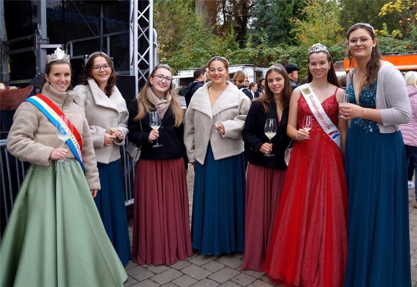Die Luxemburger Weinhoheiten statteten den lokalen Winzern einen Besuch ab
