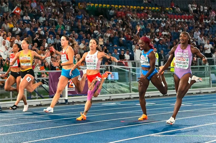 Die Medaillen im EM-Finale wurden erst nach dem Fotofinish vergeben
