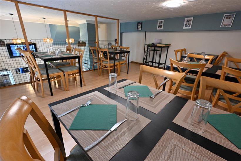 Die Mezzanine des Restaurants