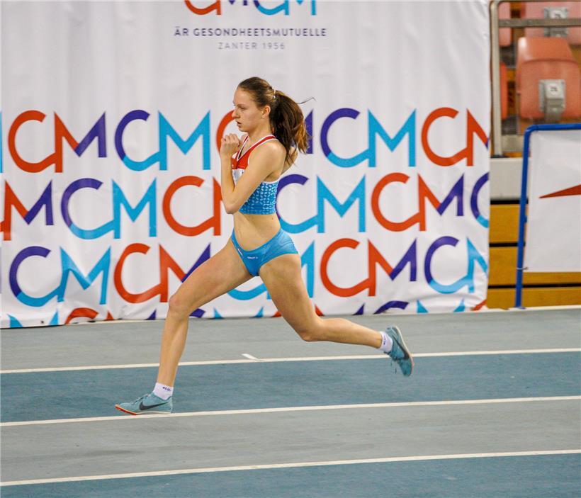 Die Mittelstreckenläuferin Fanny Arendt wechselte erst vor erst sechs Jahren vom Schwimmen zur Leichtathletik über
