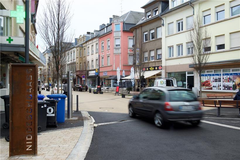 Die Modernisierung des Düdelinger Stadtkerns nimmt mit dem Abschluss der zweiten Bauphase immer weiter Form an
