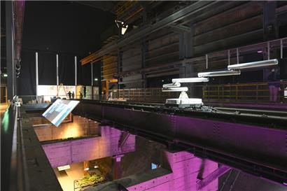 Die Möllerei bietet eine eindrucksvolle Kulisse für eine Ausstellung, die heute mit morgen verbindet
