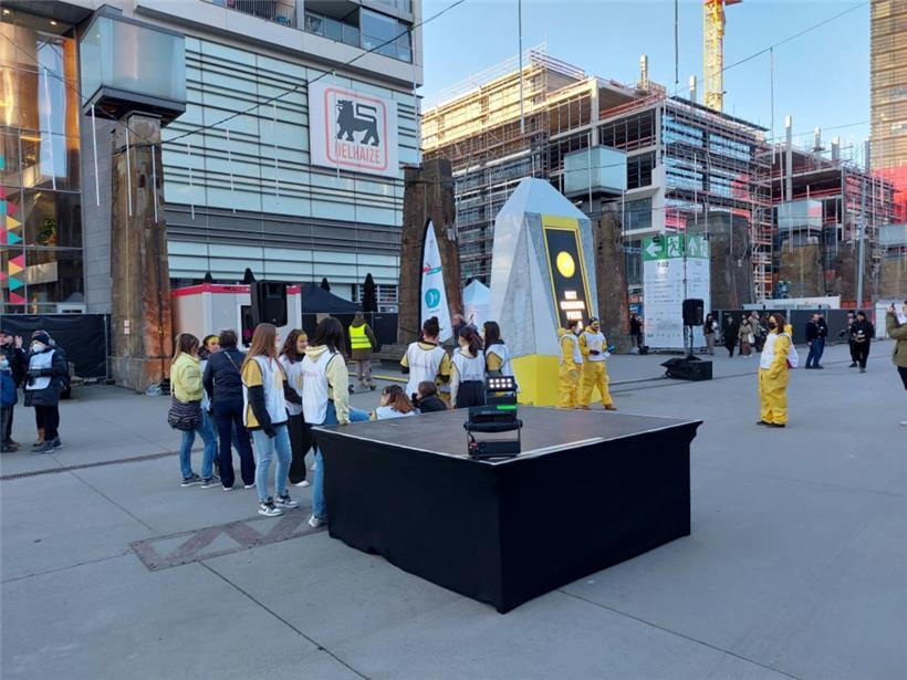 Die Monolithen auf dem Belval warten darauf, aufgeladen zu werden
