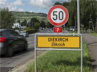 N17 Straße zwischen Diekirch und Gilsdorf im Umbau für 10,4 Millionen Euro mit Bauarbeiten und Verkehrssicherung