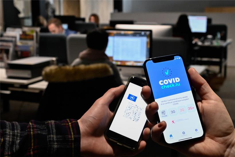 Die Nachweise sollen mit der Covid-Check-Applikation überprüft werden, in der es unter anderem eine Funktion für „3G“ gibt
