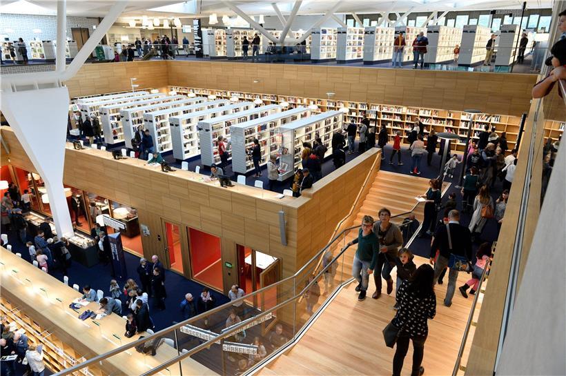 Die Nationalbibliothek auf dem Kirchberg
