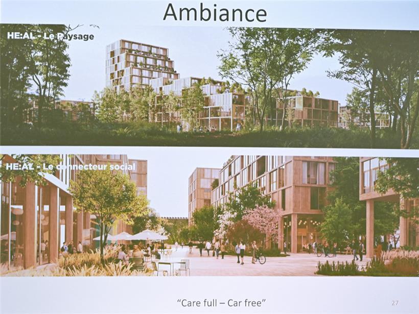 Die Natur, der Mensch und die sanfte Mobilität sollen beim Bau im Vordergrund stehen 
