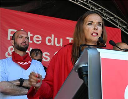 Die OGBL-Präsidentin Nora Back warnte am Freitag vor einem möglichen Generalstreik
