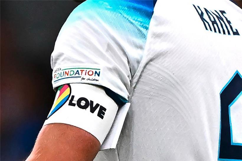 Die „One Love“-Binde war der Aufreger bei der WM in Katar
