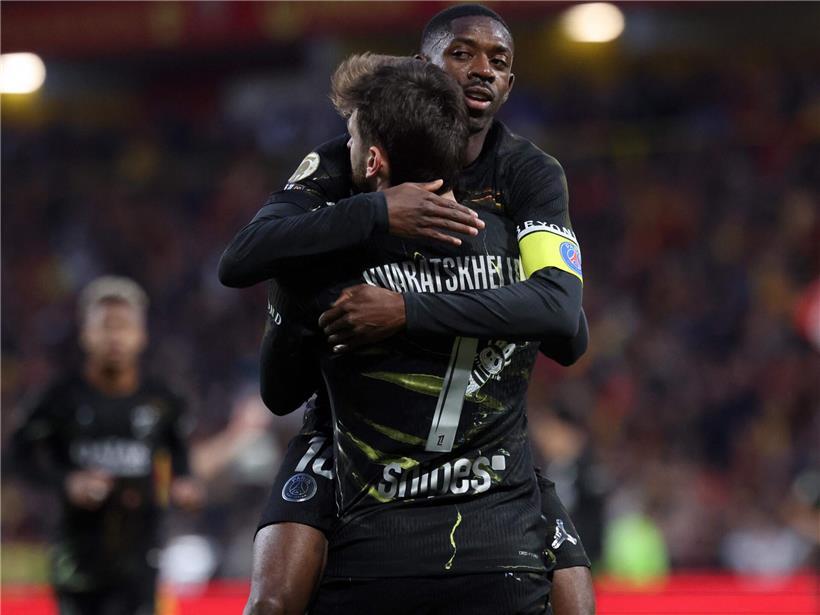 PSG-Offensive mit Chwitscha Kwarazchelia und Ousmane Dembélé erzielt 44 Tore in der laufenden Saison