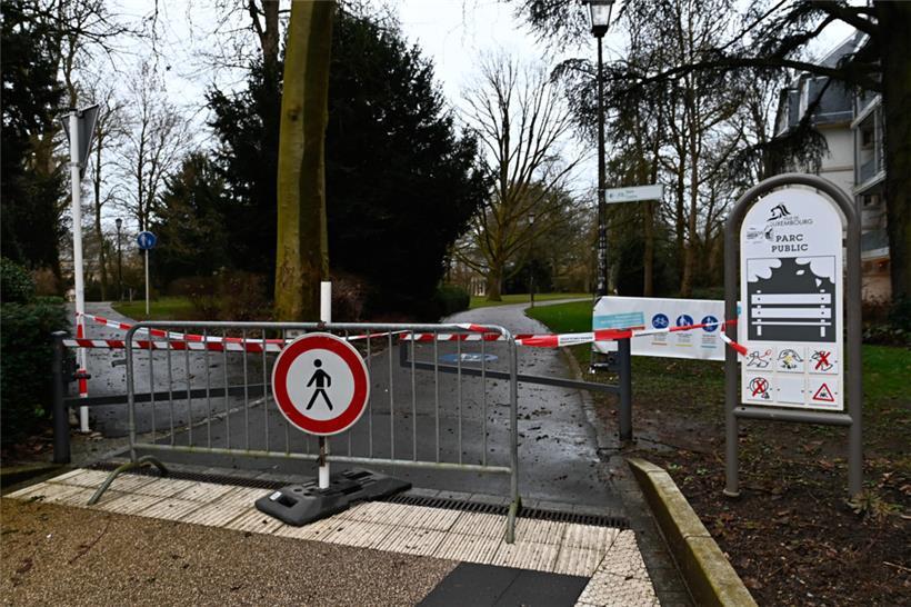 Die Parks in Luxemburg waren vorsorglich geschlossen worden.